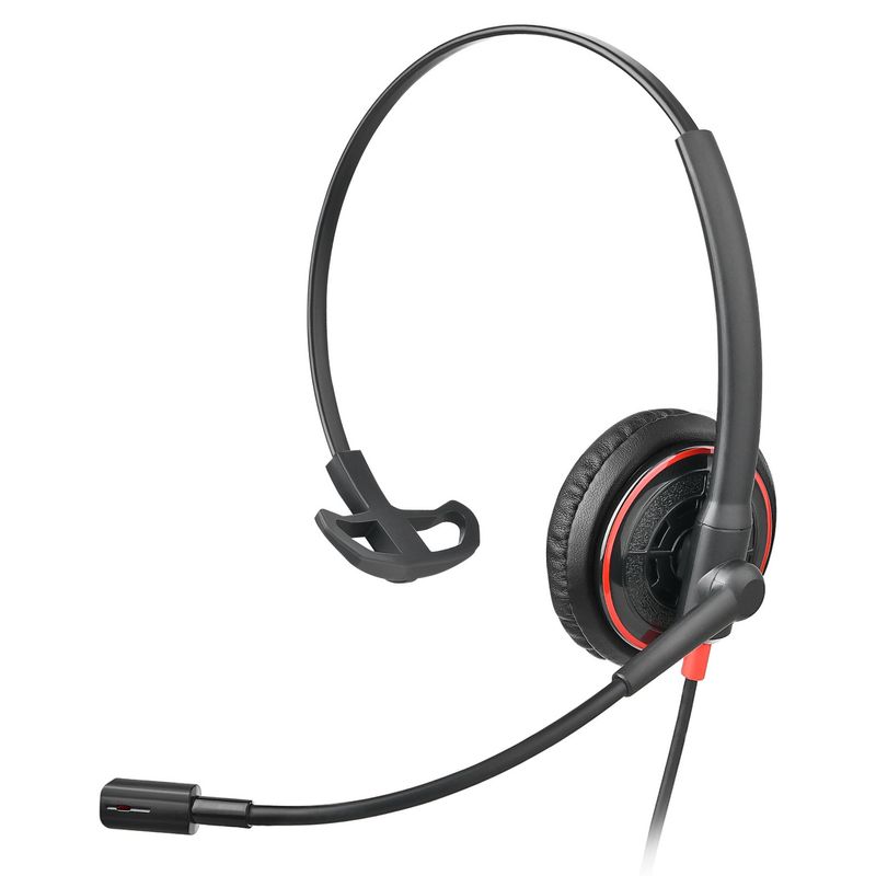 TV, Audio-Video si Foto - Portabile audio - Casti audio - Casca Call Center cu fir CerCip QM X2-M, Functie anulare zgomot fundal ENC, Buton mute - Infinity.ro