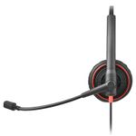TV, Audio-Video si Foto - Portabile audio - Casti audio - Casca Call Center cu fir CerCip QM X2-M, Functie anulare zgomot fundal ENC, Buton mute - Infinity.ro