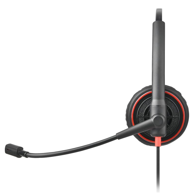 TV, Audio-Video si Foto - Portabile audio - Casti audio - Casca Call Center cu fir CerCip QM X2-M, Functie anulare zgomot fundal ENC, Buton mute - Infinity.ro