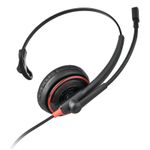 TV, Audio-Video si Foto - Portabile audio - Casti audio - Casca Call Center cu fir CerCip QM X2-M, Functie anulare zgomot fundal ENC, Buton mute - Infinity.ro