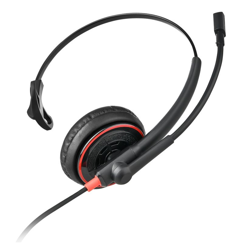 TV, Audio-Video si Foto - Portabile audio - Casti audio - Casca Call Center cu fir CerCip QM X2-M, Functie anulare zgomot fundal ENC, Buton mute - Infinity.ro