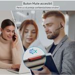 TV, Audio-Video si Foto - Portabile audio - Casti audio - Casca Bluetooth New Bee M50, Baterie 24 ore, Reducere zgomot DSP, Cu husa, Sunet HD, Multipoint, Universala - Infinity.ro