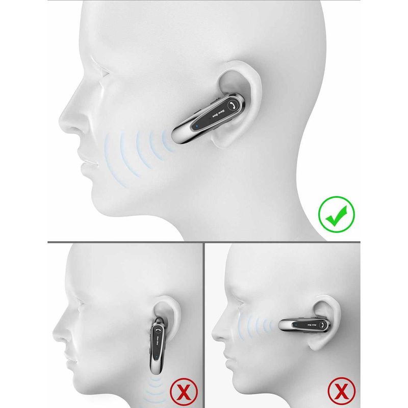 TV, Audio-Video si Foto - Portabile audio - Casti audio - Casca Bluetooth New Bee LC-B45, Baterie 20 ore, Anulare zgomot AI, Doua microfoane, Multipoint, Culoare Negru - Infinity.ro