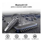 TV, Audio-Video si Foto - Portabile audio - Casti audio - Casca Bluetooth New Bee LC-B45, Baterie 20 ore, Anulare zgomot AI, Doua microfoane, Multipoint, Culoare Negru - Infinity.ro