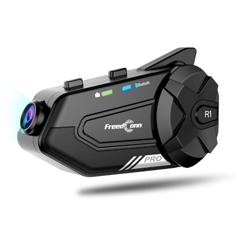 TV, Audio-Video si Foto - Portabile audio - Casti audio - Casca Bluetooth pentru Moto FreedConn R1 Pro, Autonomie baterie 48 ore, Camera 2K, Wifi, Intercom 6 persoane, 1000m - Infinity.ro