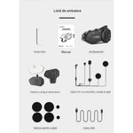 TV, Audio-Video si Foto - Portabile audio - Casti audio - Casca Bluetooth pentru Moto FreedConn R1 Pro, Autonomie baterie 48 ore, Camera 2K, Wifi, Intercom 6 persoane, 1000m - Infinity.ro