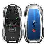 Auto si Moto - Electronice auto - Sisteme de inchidere centralizata - Cheie Auto Smart cu display 828, Activare Keyless Entry, 4 butoane, LCD cu touchscreen - Infinity.ro
