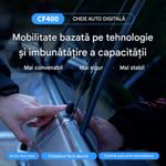 Auto si Moto - Electronice auto - Sisteme de inchidere centralizata - Cheie Auto Smart CF400, Activare Keyless Entry, 3 butoane, Smart Car Key cu buton mobil - Infinity.ro