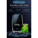 Auto si Moto - Electronice auto - Sisteme de inchidere centralizata - Cheie Auto Smart cu Display SK05 Argintiu, Activare Keyless Entry, 4 butoane, LCD cu touchscreen - Infinity.ro