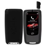 Auto si Moto - Electronice auto - Sisteme de inchidere centralizata - Cheie Auto Smart cu LAMA DE URGENTA, Activare Keyless Entry, 4 butoane, LCD cu touchscreen - Infinity.ro