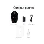 Auto si Moto - Electronice auto - Sisteme de inchidere centralizata - Cheie Auto Smart cu display SK01, Activare Keyless Entry, 4 butoane, LCD cu touchscreen, Smart Car Key - Infinity.ro