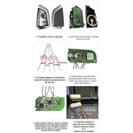 Auto si Moto - Electronice auto - Sisteme de inchidere centralizata - Cheie Auto Smart cu display SK01, Activare Keyless Entry, 4 butoane, LCD cu touchscreen, Smart Car Key - Infinity.ro