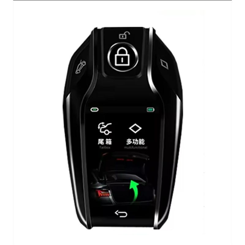 Auto si Moto - Electronice auto - Sisteme de inchidere centralizata - Cheie Auto Smart cu display SK01, Activare Keyless Entry, 4 butoane, LCD cu touchscreen, Smart Car Key - Infinity.ro