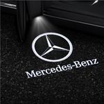 Auto si Moto - Electrice auto - Iluminare si semnalizare - Lumini ambientale - Lampi Portiere Auto MERCEDES BENZ, Holograma LED cu LOGO, Compatibile cu W223, W206, W213, X254, EQS - Infinity.ro
