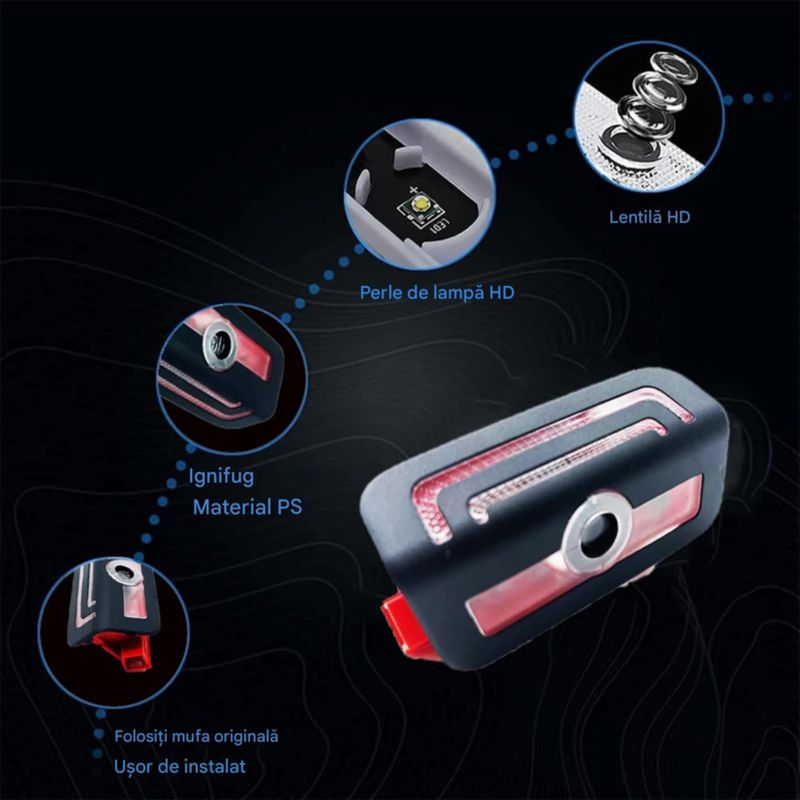Auto si Moto - Electrice auto - Iluminare si semnalizare - Lumini ambientale - Lampi Portiere Auto MERCEDES BENZ, Holograma LED cu LOGO, Compatibile cu W223, W206, W213, X254, EQS - Infinity.ro
