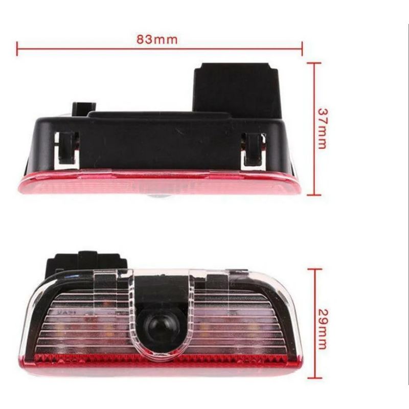 Auto si Moto - Electrice auto - Iluminare si semnalizare - Lumini ambientale - Lampi Portiere Auto Volkswagen, Holograma LED cu LOGO,  Tiguan, Touareg, CC, Passat, Golf, Jetta, Sharan, Sirocco, Eos - Infinity.ro