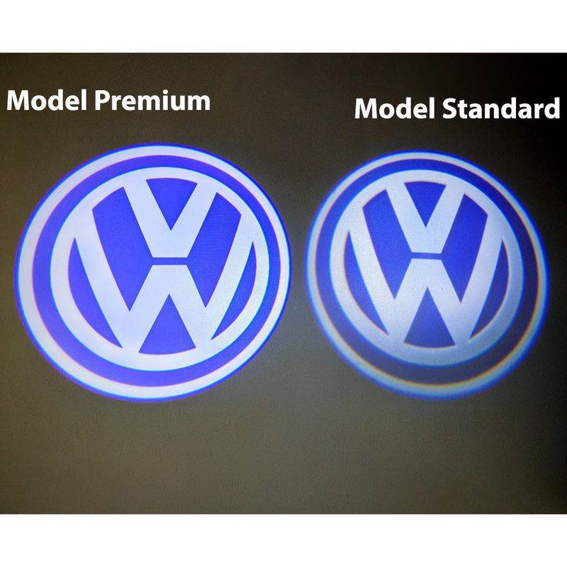 Auto si Moto - Electrice auto - Iluminare si semnalizare - Lumini ambientale - Lampi Portiere Auto Volkswagen, Holograma LED cu LOGO,  Tiguan, Touareg, CC, Passat, Golf, Jetta, Sharan, Sirocco, Eos - Infinity.ro