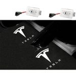 Auto si Moto - Electrice auto - Iluminare si semnalizare - Lumini ambientale - Lampi Portiere Auto TESLA, Holograma LED cu LOGO, Compatibile cu Model S, Model X, Model 3, Model Y - Infinity.ro