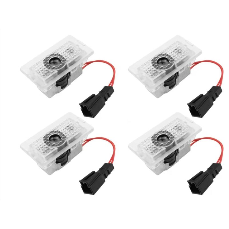Auto si Moto - Electrice auto - Iluminare si semnalizare - Lumini ambientale - Lampi Portiere Auto TESLA, Holograma LED cu LOGO, Compatibile cu Model S, Model X, Model 3, Model Y - Infinity.ro