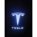 Auto si Moto - Electrice auto - Iluminare si semnalizare - Lumini ambientale - Lampi Portiere Auto TESLA, Holograma LED cu LOGO, Compatibile cu Model S, Model X, Model 3, Model Y - Infinity.ro