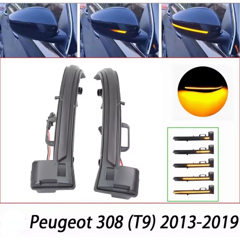 Auto si Moto - Piese auto si accesorii - Caroserie - Faruri, stopuri si proiectoare - Semnalizari dinamice oglinda Peugeot 308 II 2013-2019 - Infinity.ro