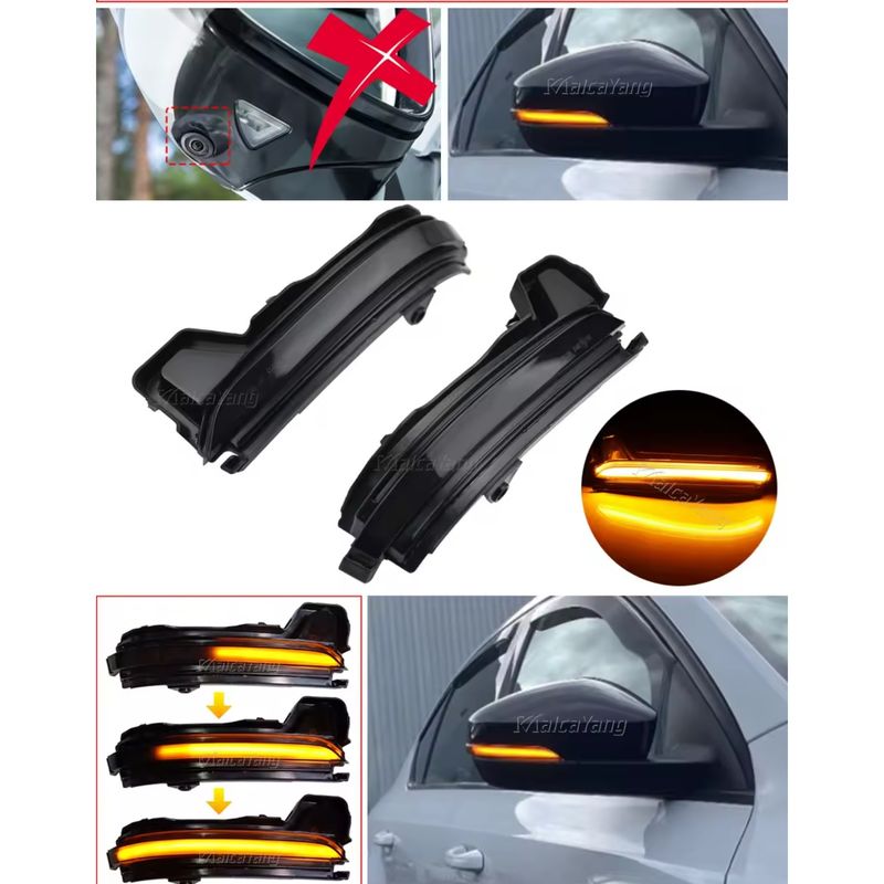 Auto si Moto - Piese auto si accesorii - Caroserie - Faruri, stopuri si proiectoare - Semnalizari dinamice oglinda SKODA Kodiaq 2016-2020, Karoq 2017-2021 - Infinity.ro