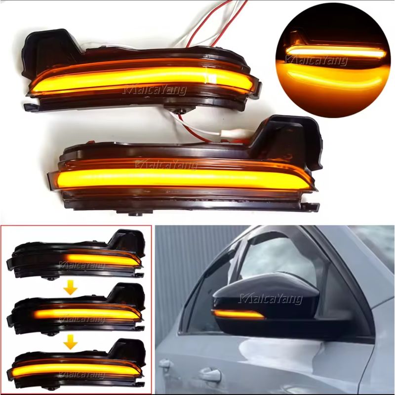 Auto si Moto - Piese auto si accesorii - Caroserie - Faruri, stopuri si proiectoare - Semnalizari dinamice oglinda SKODA Kodiaq 2016-2020, Karoq 2017-2021 - Infinity.ro