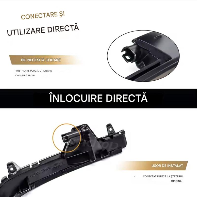 Auto si Moto - Piese auto si accesorii - Caroserie - Faruri, stopuri si proiectoare - Semnalizari dinamice oglinda AUDI A7 S7 RS7 4G8 2010-2017 - Infinity.ro