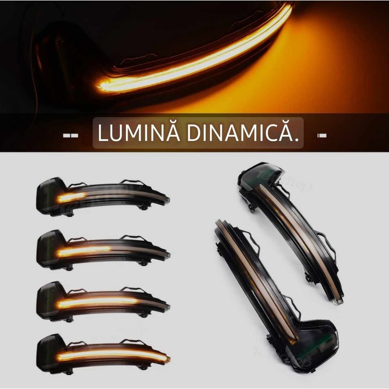Auto si Moto - Piese auto si accesorii - Caroserie - Faruri, stopuri si proiectoare - Semnalizari dinamice oglinda VOLKSWAGEN Tiguan Mk2 2017-2021, VW Touareg MK3 2019 - Infinity.ro