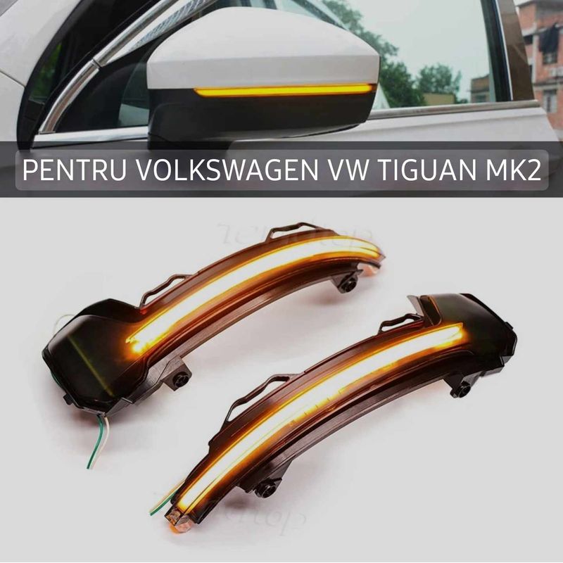 Auto si Moto - Piese auto si accesorii - Caroserie - Faruri, stopuri si proiectoare - Semnalizari dinamice oglinda VOLKSWAGEN Tiguan Mk2 2017-2021, VW Touareg MK3 2019 - Infinity.ro