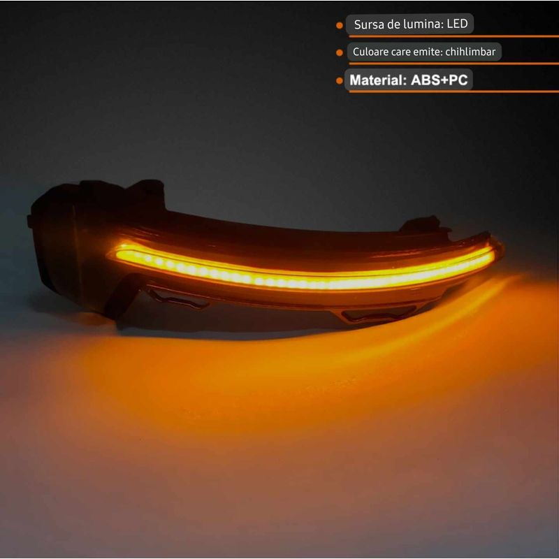Auto si Moto - Piese auto si accesorii - Caroserie - Faruri, stopuri si proiectoare - Semnalizari dinamice oglinda VOLKSWAGEN Tiguan Mk2 2017-2021, VW Touareg MK3 2019 - Infinity.ro