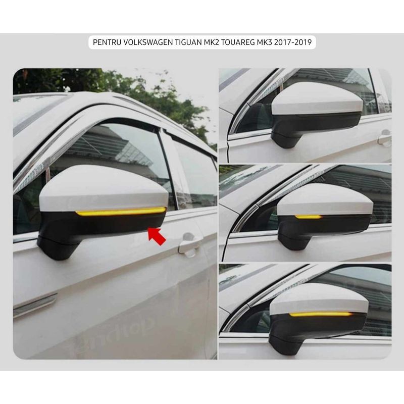 Auto si Moto - Piese auto si accesorii - Caroserie - Faruri, stopuri si proiectoare - Semnalizari dinamice oglinda VOLKSWAGEN Tiguan Mk2 2017-2021, VW Touareg MK3 2019 - Infinity.ro