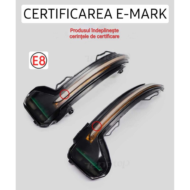 Auto si Moto - Piese auto si accesorii - Caroserie - Faruri, stopuri si proiectoare - Semnalizari dinamice oglinda VOLKSWAGEN Tiguan Mk2 2017-2021, VW Touareg MK3 2019 - Infinity.ro