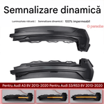 Auto si Moto - Piese auto si accesorii - Caroserie - Faruri, stopuri si proiectoare - Semnalizari dinamice oglinda AUDI A3 8V 2013-2020, S3/RS3 8V 2013-2020 - Infinity.ro