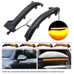 Auto si Moto - Piese auto si accesorii - Caroserie - Faruri, stopuri si proiectoare - Semnalizari dinamice oglinda VOLKSWAGEN Touareg 2 2010-2018, Lumina secventiala, Canbus Fara eroare, VK014 - Infinity.ro