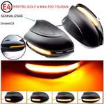 Auto si Moto - Piese auto si accesorii - Caroserie - Faruri, stopuri si proiectoare - Semnalizari dinamice oglinda VOLKSWAGEN Golf 6 MK6, GTI, R20, 2008-2014, Touran 2011-2014 - Infinity.ro