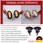 Auto si Moto - Piese auto si accesorii - Caroserie - Faruri, stopuri si proiectoare - Semnalizari dinamice FORD KA, FIAT 500, LANCIA, MASERATI GranCabrio, GT, Quattroporte, ALFA Romeo 4C, Pentru aripa - Infinity.ro