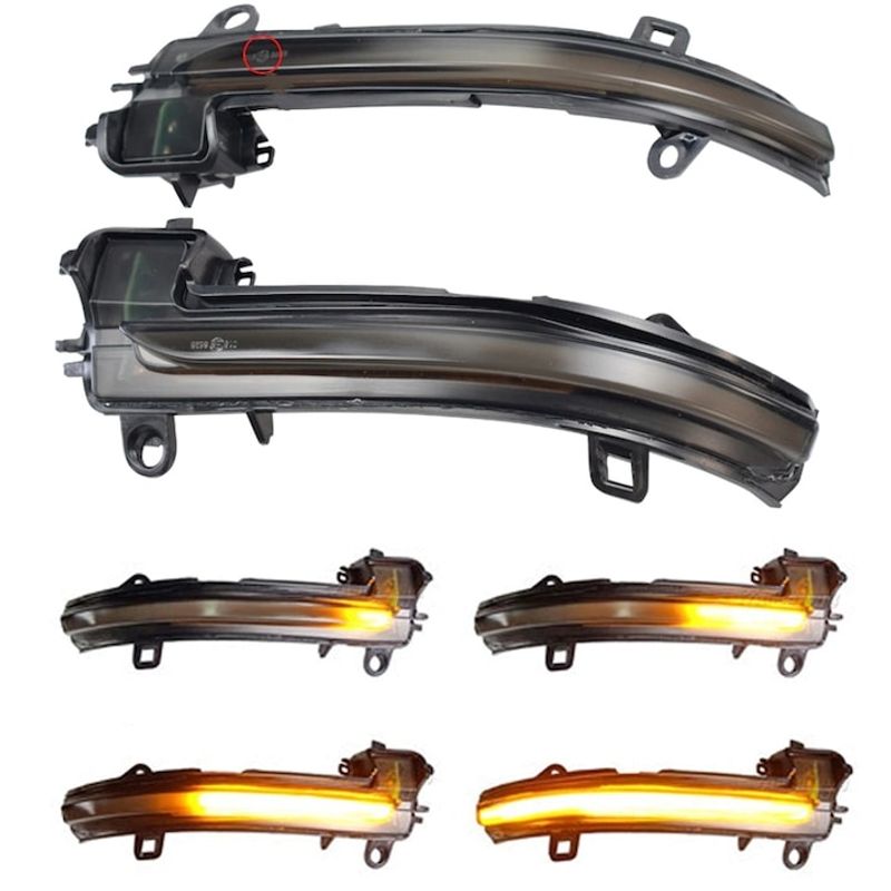 Auto si Moto - Piese auto si accesorii - Caroserie - Faruri, stopuri si proiectoare - Semnalizari Dinamice Oglinda BMW X2 F39, X1 F48 F49, Seria 2 F45 F46, Seria 1 F52 - Infinity.ro