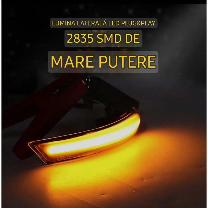 Auto si Moto - Piese auto si accesorii - Caroserie - Faruri, stopuri si proiectoare - Semnalizari Led Dinamice Oglinda Ford Focus 2 MK2 2008-2010, Focus 3 MK3 2011-2018, Mondeo MK4 2010-2014 - Infinity.ro