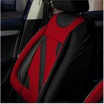 Auto si Moto - Intretinere auto - Huse auto - Set Huse Scaune Universale Nero Rosu Personalizate cu Opel - Infinity.ro