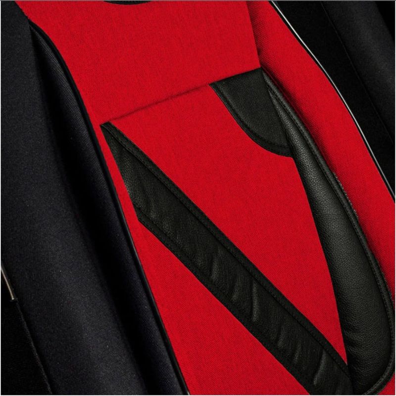 Auto si Moto - Intretinere auto - Huse auto - Set Huse Scaune Universale Nero Rosu Personalizate cu Dacia - Infinity.ro