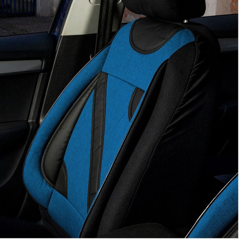 Auto si Moto - Intretinere auto - Huse auto - Set Huse Scaune Universale Nero Albastru Personalizate cu Suzuki - Infinity.ro
