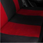Auto si Moto - Intretinere auto - Huse auto - Set Huse Scaune Universale Nero Rosu Personalizate cu Dacia Nou - Infinity.ro