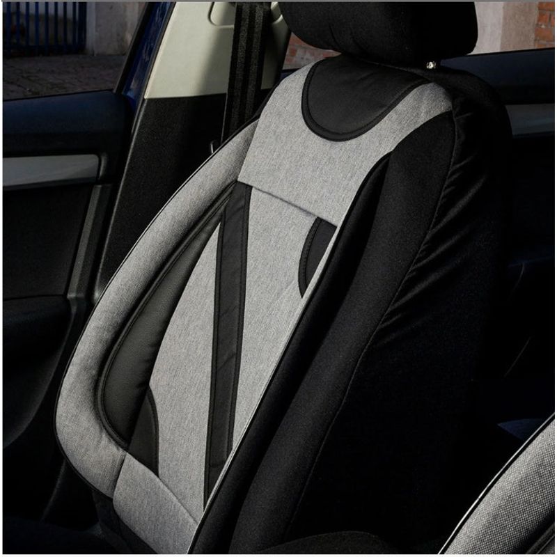 Auto si Moto - Intretinere auto - Huse auto - Set Huse Scaune Universale Nero Gri Personalizate cu Suzuki - Infinity.ro