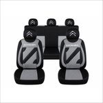 Auto si Moto - Intretinere auto - Huse auto - Set Huse Scaune Universale Nero Gri Personalizate cu Citroen - Infinity.ro