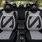 Auto si Moto - Intretinere auto - Huse auto - Set Huse Scaune Universale Nero Gri Personalizate cu Citroen - Infinity.ro