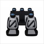 Auto si Moto - Intretinere auto - Huse auto - Set Huse Scaune Universale Nero Gri Personalizate cu Ford - Infinity.ro