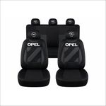 Auto si Moto - Intretinere auto - Huse auto - Set Huse Scaune Universale Nero Negru Personalizate cu Opel - Infinity.ro