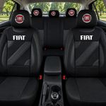Auto si Moto - Intretinere auto - Huse auto - Set Huse Scaune Universale Nero Negru Personalizate cu Fiat - Infinity.ro