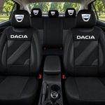 Auto si Moto - Intretinere auto - Huse auto - Set Huse Scaune Universale Nero Negru Personalizate cu Dacia - Infinity.ro